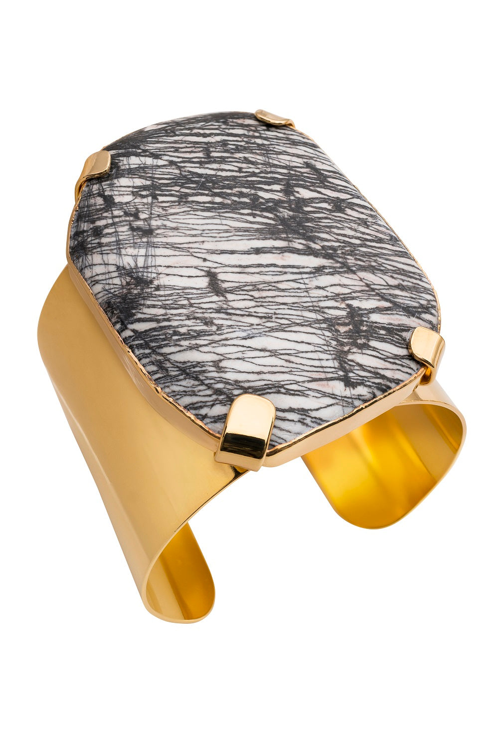 Wyatt Cuff-Black/white