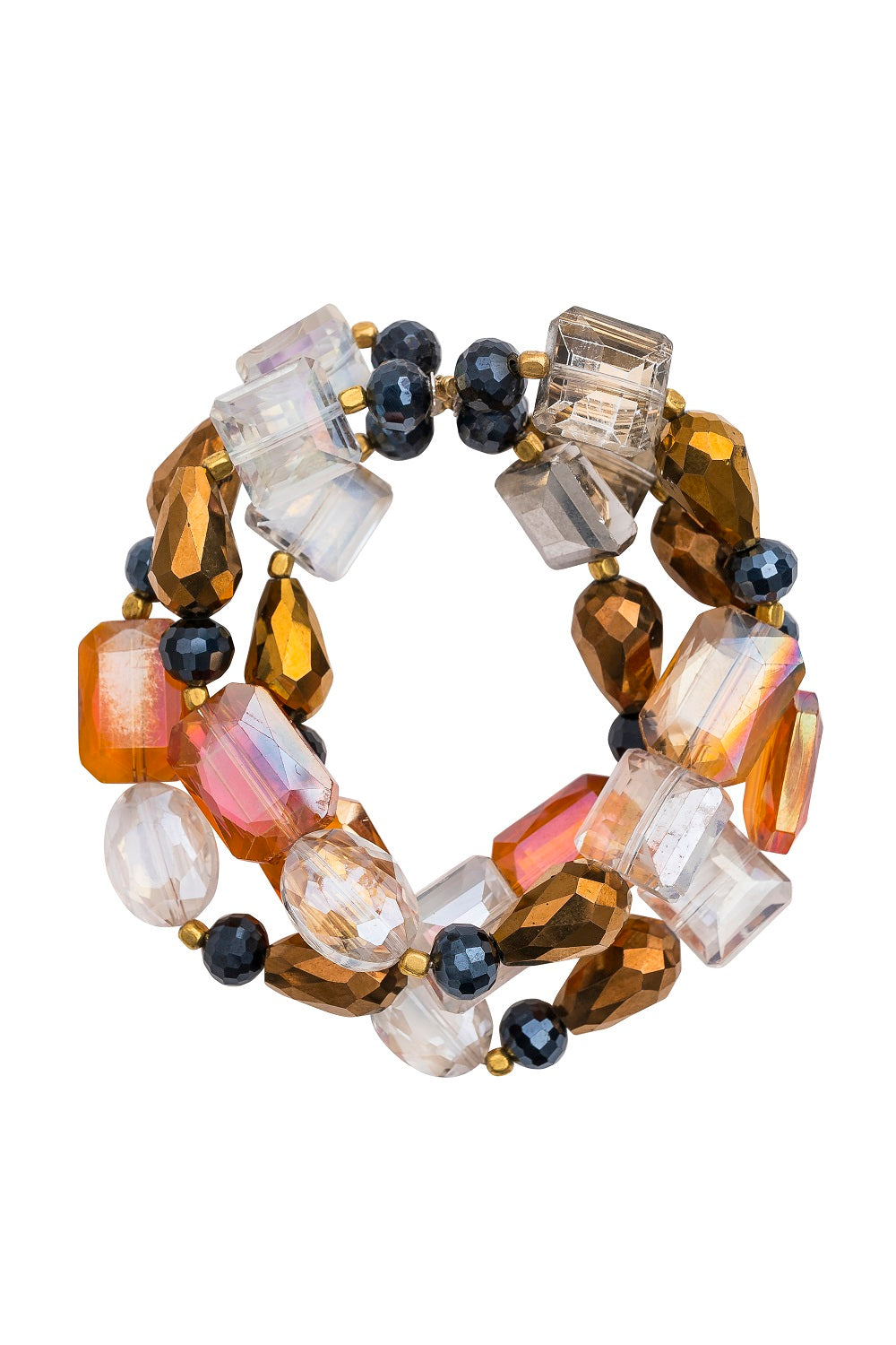 Jaxon Bracelet-Gold/White