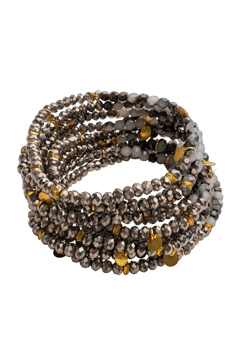 Nora Stretch Bracelet-Silver